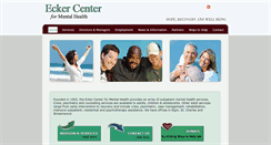 Desktop Screenshot of eckercenter.org
